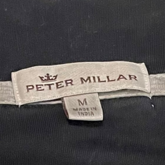 Peter Millar Crown 1/4 Zip Long Sleeve Cotton Pullover‎ Size M - Picture 5 of 6